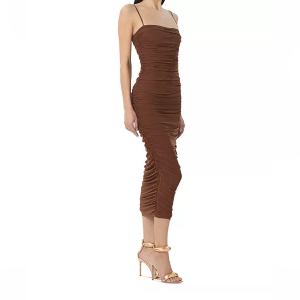 AFRM Hazel Side Ruched Midi Dress NWT
Size XS